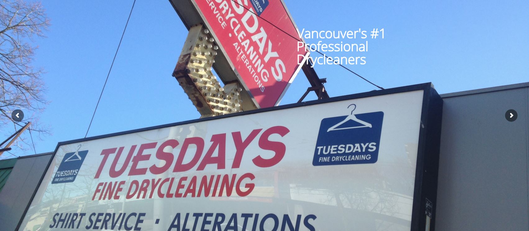 Tuesdays-drycleaning