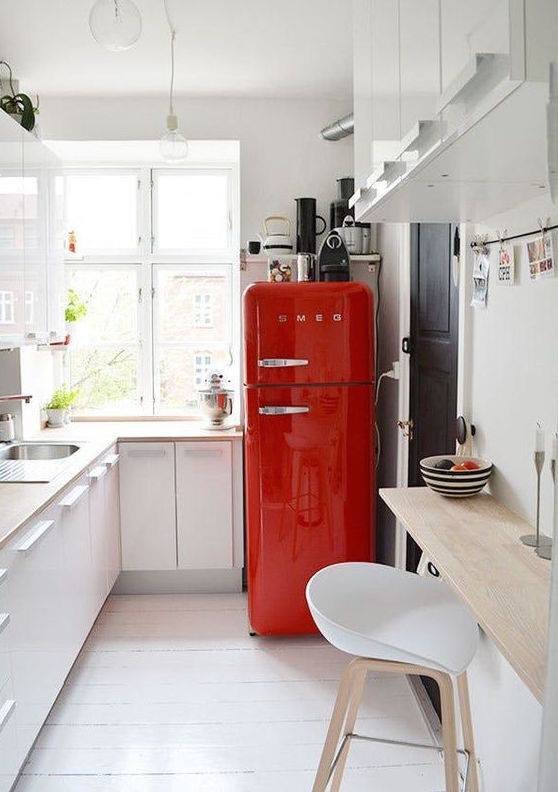 Euro-line-cherry-red-smeg-fridge