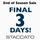 Staccato-final-3-days-sale