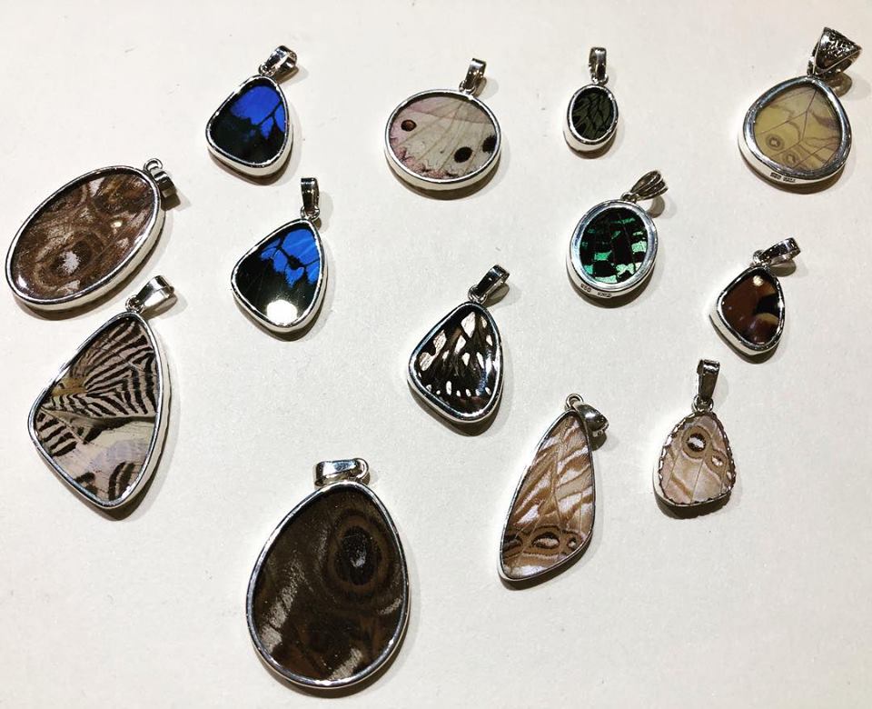 Butterfly-wing-pendants