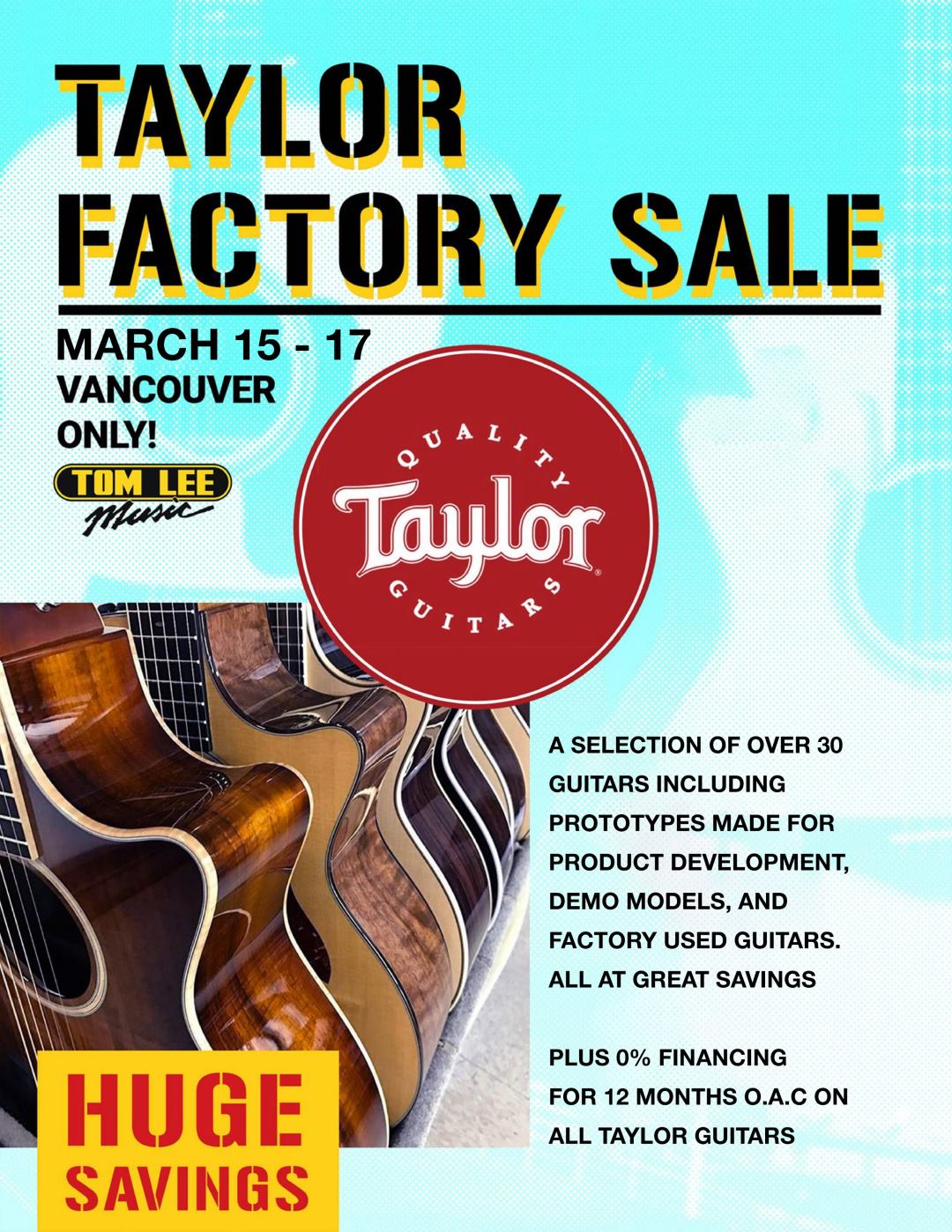 Taylor-factory-sale