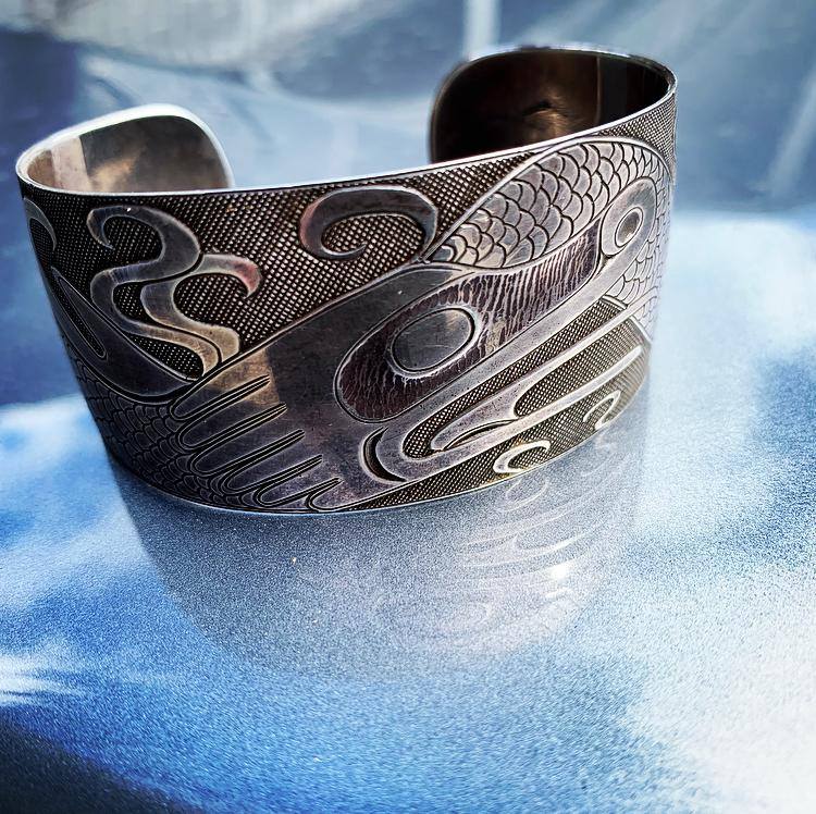 Haida-silver-bracelet