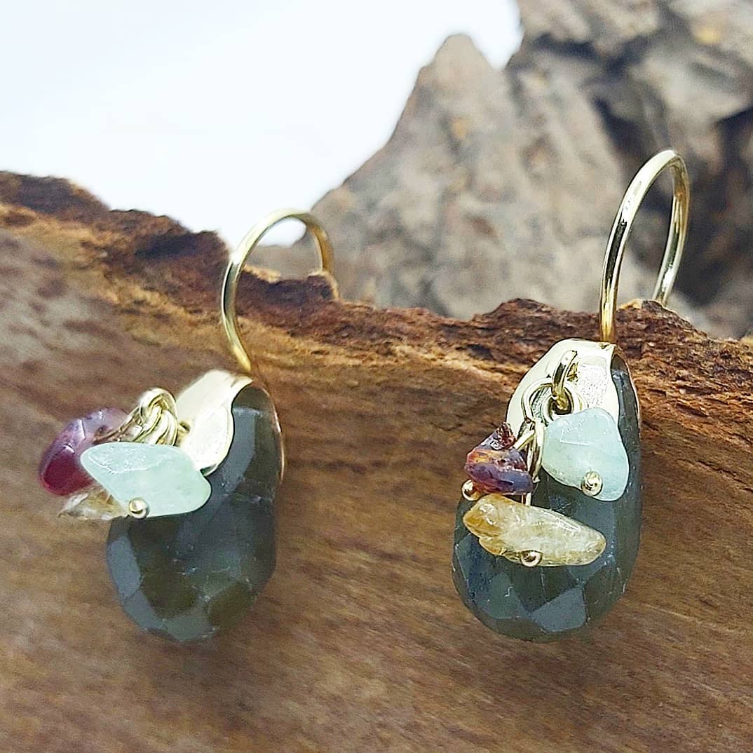 Labradorite-earrings